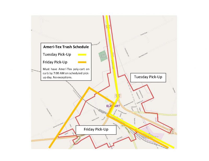 Trash Pickup Map